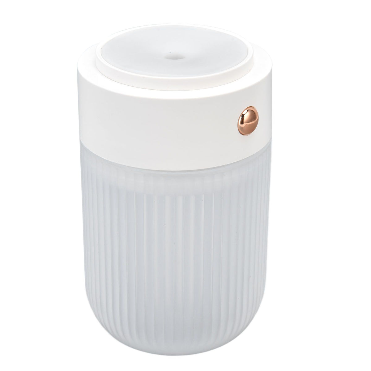 250ml Mini Air Humidifier USB Powered Colorful Lamp Humidifier for Car Office Living RoomWhite