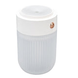 250ml Mini Air Humidifier USB Powered Colorful Lamp Humidifier for Car Office Living RoomWhite - Rear View
