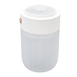 250ml Mini Air Humidifier USB Powered Colorful Lamp Humidifier for Car Office Living RoomWhite