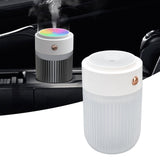 250ml Mini Air Humidifier USB Powered Colorful Lamp Humidifier for Car Office Living RoomWhite - Extra Image