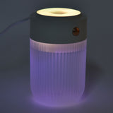 250ml Mini Air Humidifier USB Powered Colorful Lamp Humidifier for Car Office Living RoomWhite - Extra Image