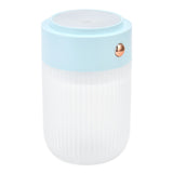 250ml Mini Air Humidifier USB Powered Colorful Lamp Humidifier for Car Office Living RoomBlue