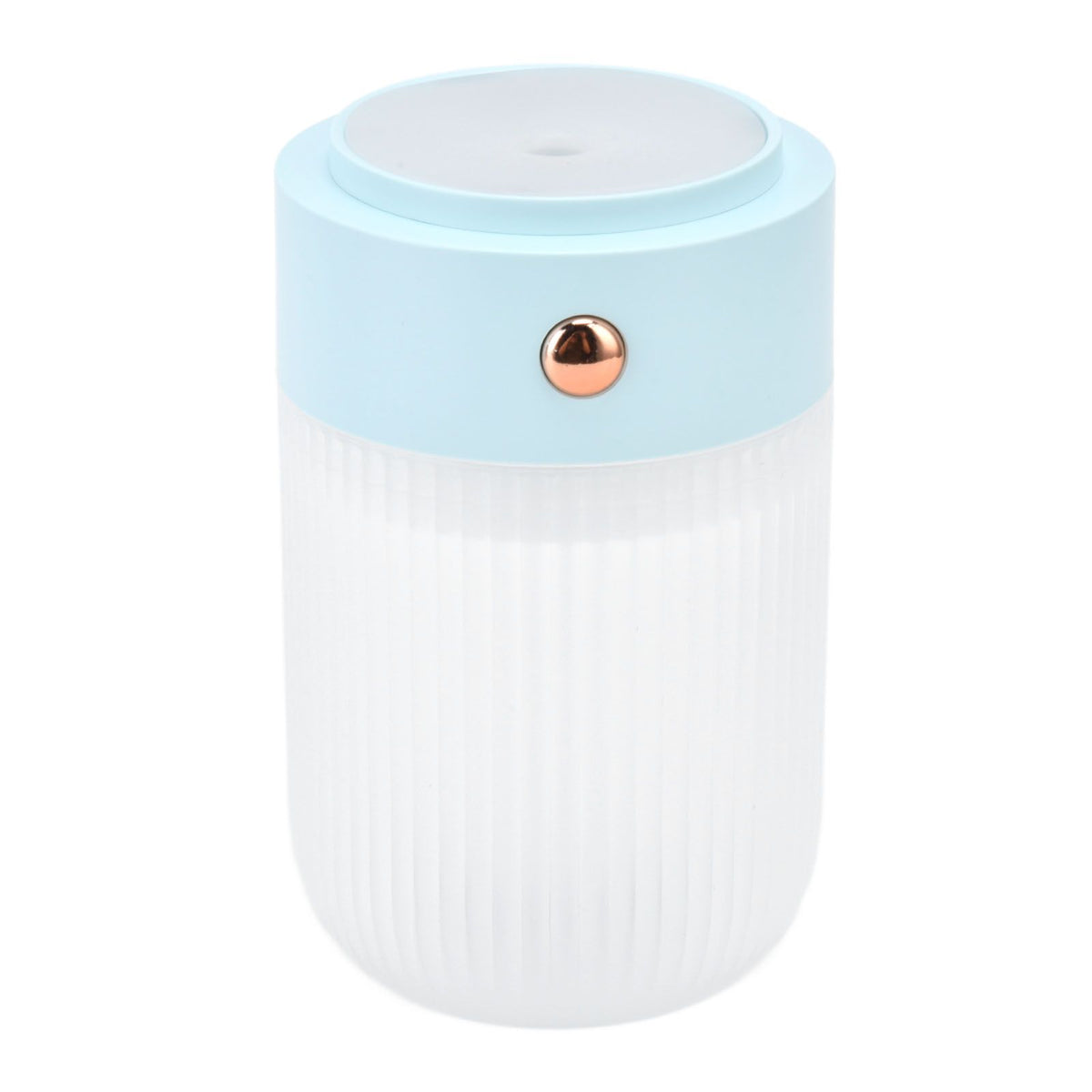 250ml Mini Air Humidifier USB Powered Colorful Lamp Humidifier for Car Office Living RoomBlue