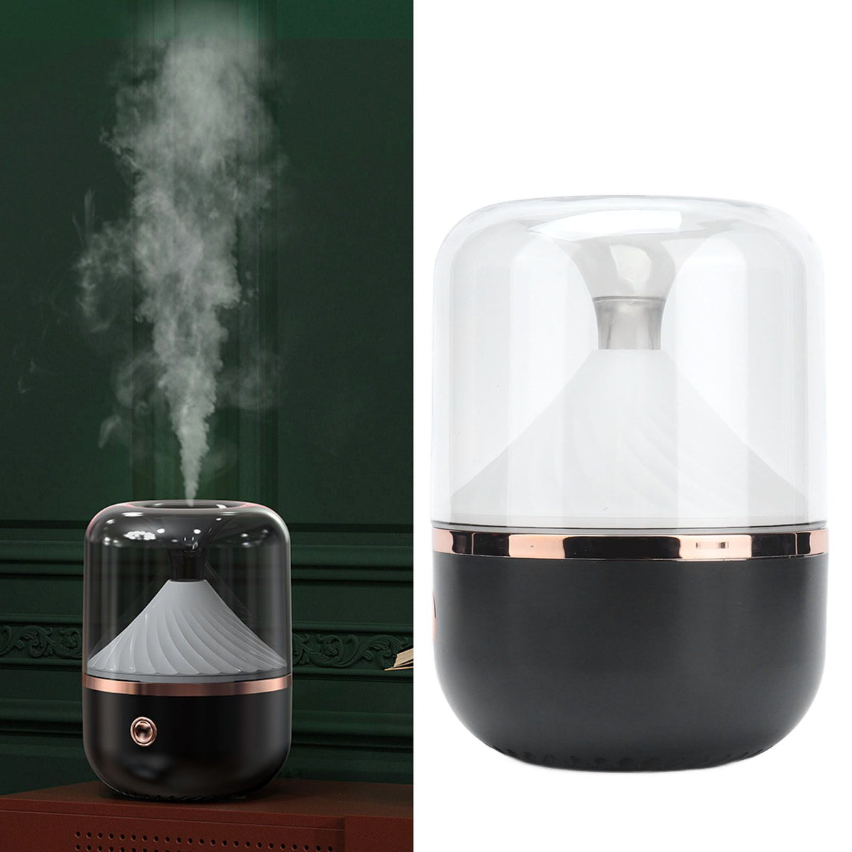 120ml Aromatherapy Humidifier Anti Drying USB Powered Ambient Light Humidifier for Car