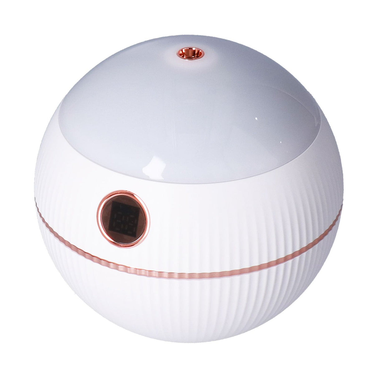 550ML Spherical Humidifier Mini Portable Star Projection Humidifier for Home Bedroom USB ChargingWhite