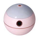 550ML Spherical Humidifier Mini Portable Star Projection Humidifier for Home Bedroom USB ChargingPink