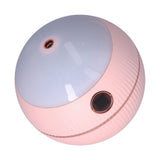 550ML Spherical Humidifier Mini Portable Star Projection Humidifier for Home Bedroom USB ChargingPink