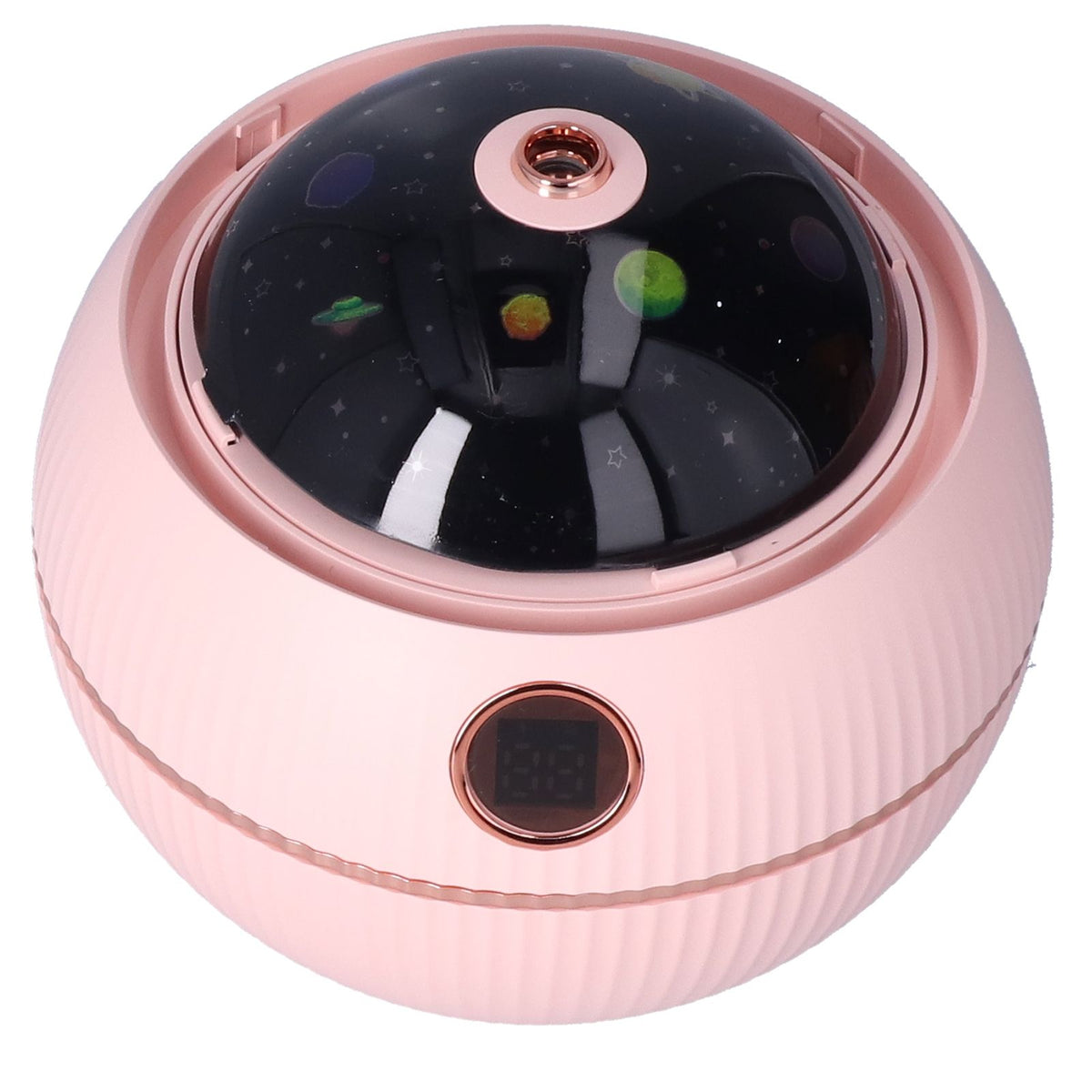 550ML Spherical Humidifier Mini Portable Star Projection Humidifier for Home Bedroom USB ChargingPink