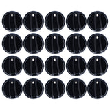 20PCS 8mm Universal Kitchen Range Control Knob ABS for Gas Stove Microwave Oven Water Heater
