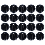 20PCS 8mm Universal Kitchen Range Control Knob ABS for Gas Stove Microwave Oven Water Heater