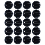 20PCS 8mm Universal Kitchen Range Control Knob ABS for Gas Stove Microwave Oven Water Heater