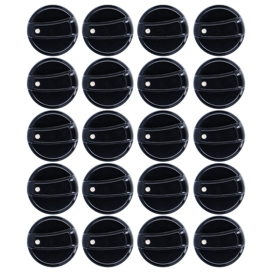20PCS 8mm Universal Kitchen Range Control Knob ABS for Gas Stove Microwave Oven Water Heater