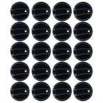 20PCS 8mm Universal Kitchen Range Control Knob ABS for Gas Stove Microwave Oven Water Heater
