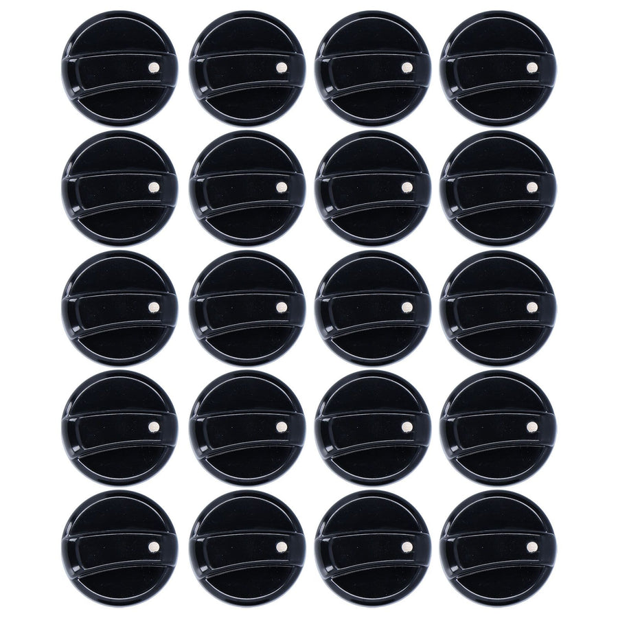 20PCS 8mm Universal Kitchen Range Control Knob ABS for Gas Stove Microwave Oven Water Heater