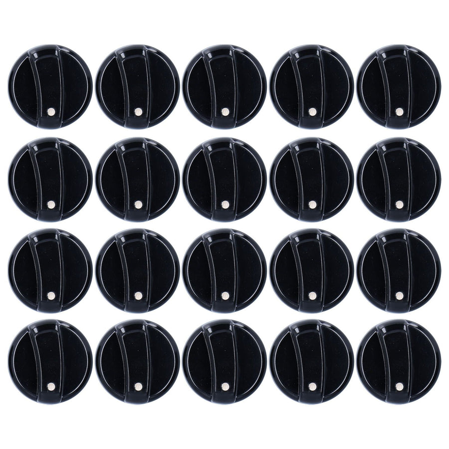 20PCS 8mm Universal Kitchen Range Control Knob ABS for Gas Stove Microwave Oven Water Heater