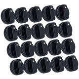 20PCS 8mm Universal Kitchen Range Control Knob ABS for Gas Stove Microwave Oven Water Heater - Rear View