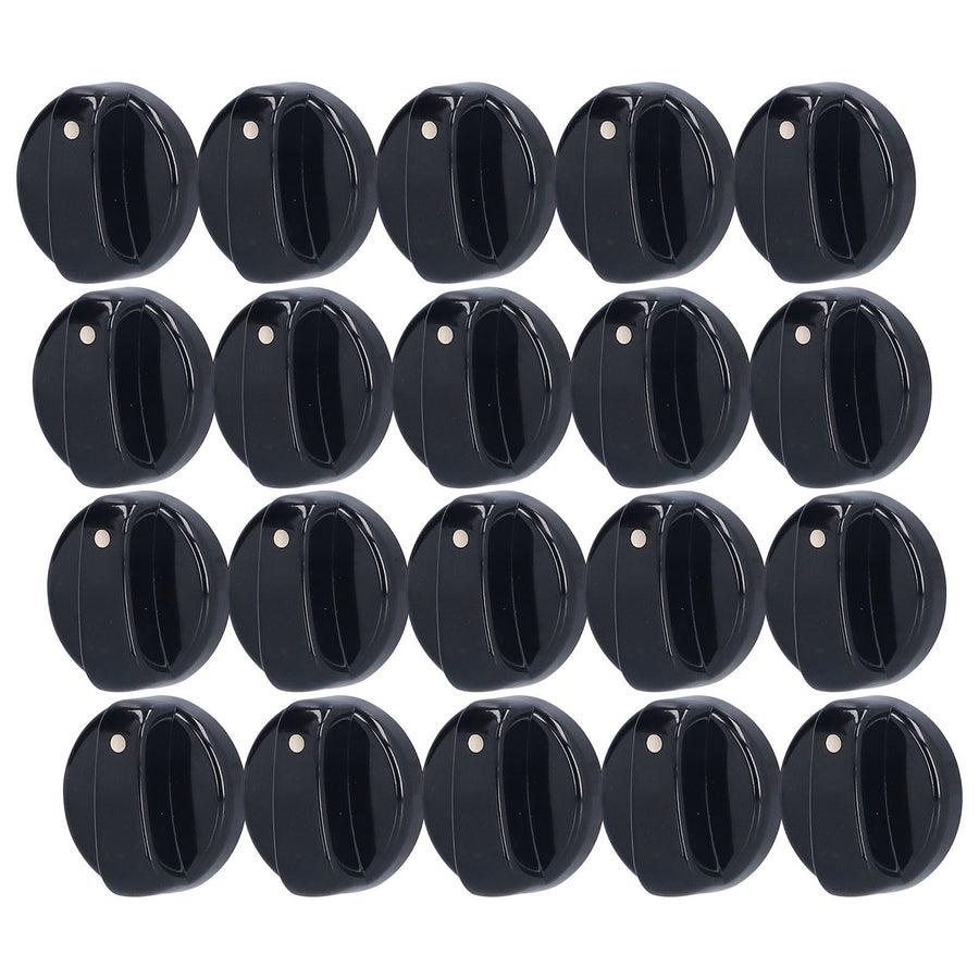 20PCS 8mm Universal Kitchen Range Control Knob ABS for Gas Stove Microwave Oven Water Heater