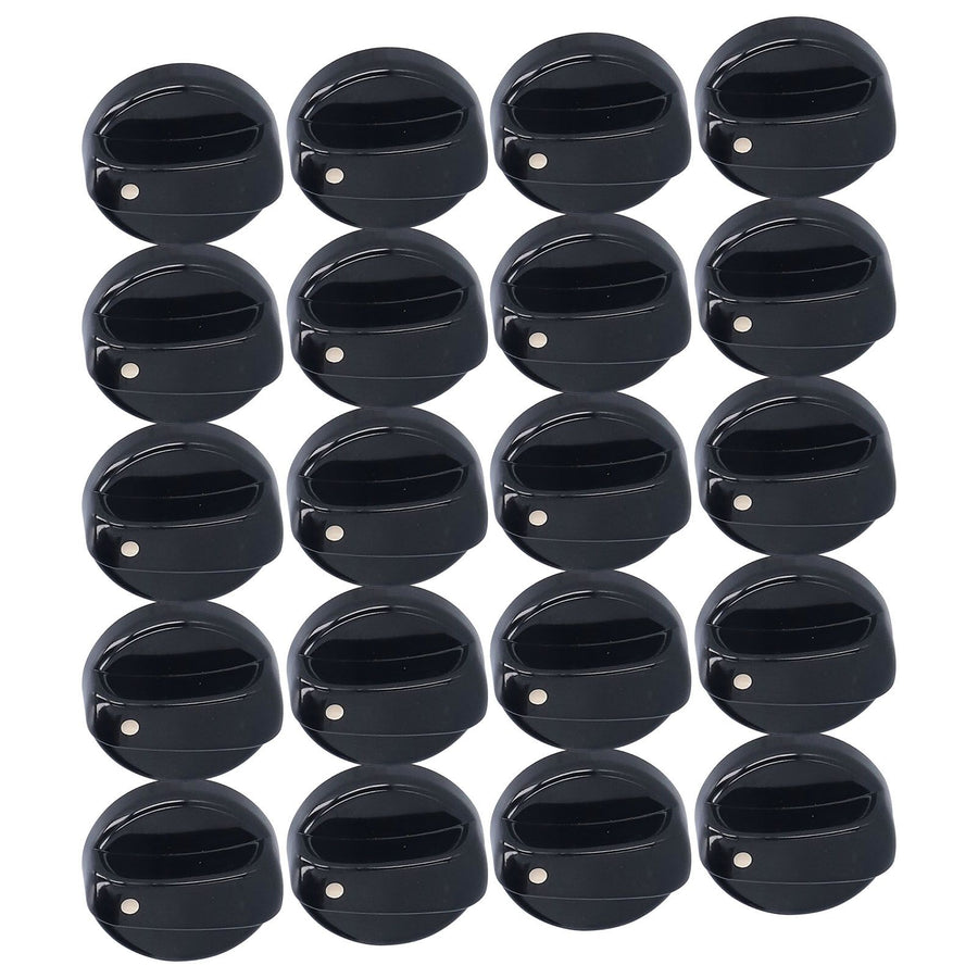 20PCS 8mm Universal Kitchen Range Control Knob ABS for Gas Stove Microwave Oven Water Heater