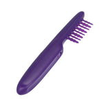 Detangling Brush Purple Anti Knotting Portable Rotatable Wet Dry Dual Use Detangler Comb for Home - Extra Image