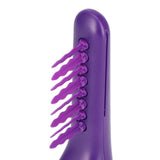 Detangling Brush Purple Anti Knotting Portable Rotatable Wet Dry Dual Use Detangler Comb for Home