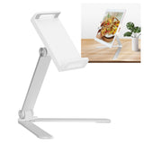 Foldable Tablet Stand 360°+180° Rotating Aluminum Alloy Stand for 4‑12in Tablet Computer 4‑7in Phone