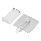 Cell Phone Holder Aluminum Alloy Universal Adjustable Foldable Phone Stand Holder for Mobile Laptop - Side View