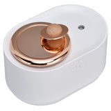 2 in 1 Rotating Planet Humidifier USB Charging Cordless Mute Spray Humidification for Home 1200MAHWhite