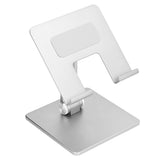 Adjustable Phone Stand Aluminum Alloy Reusable Tablet Holders Rack for Office Home BedroomSilver - Top-Down View