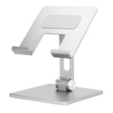 Adjustable Phone Stand Aluminum Alloy Reusable Tablet Holders Rack for Office Home BedroomSilver - Extra Image