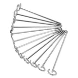 304 Stainless Steel Skewers Stand Set Multifunction Grill Dehydration Rack Fryer Accessories for Pinxia6QT