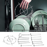 304 Stainless Steel Skewers Stand Set Multifunction Grill Dehydration Rack Fryer Accessories for Pinxia6QT
