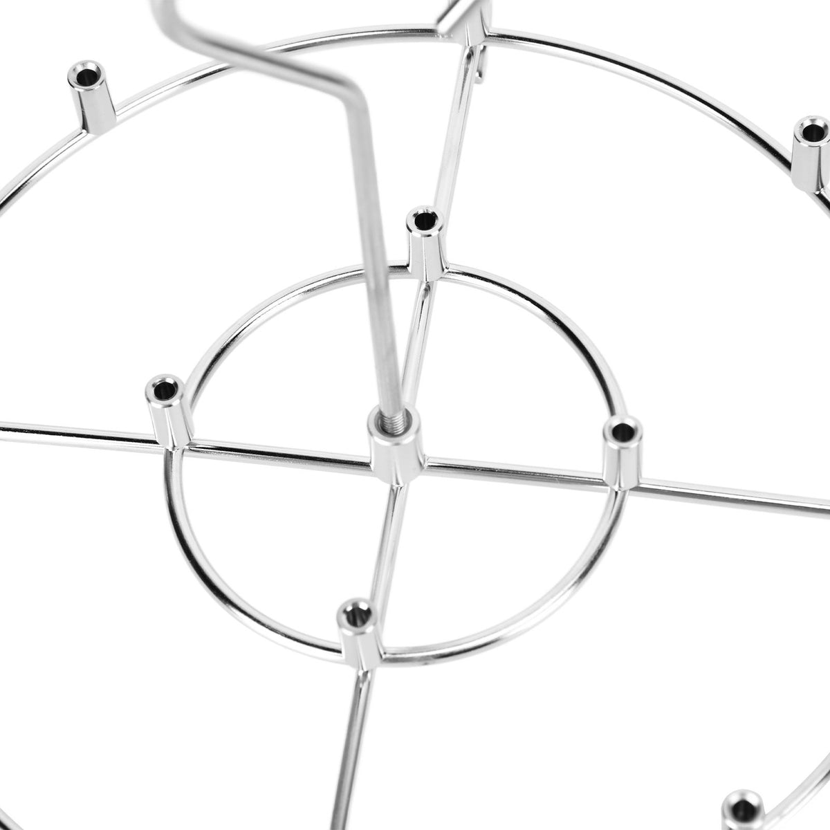 304 Stainless Steel Skewers Stand Set Multifunction Grill Dehydration Rack Fryer Accessories for Pinxia6QT