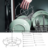 304 Stainless Steel Skewers Stand Set Multifunction Grill Dehydration Rack Fryer Accessories for Pinxia8QT