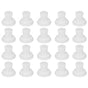 20PCS Pressure Cooker Inner Cover Accessory Universal Silicone Center Fixed Sealing Ring Plug Replacement