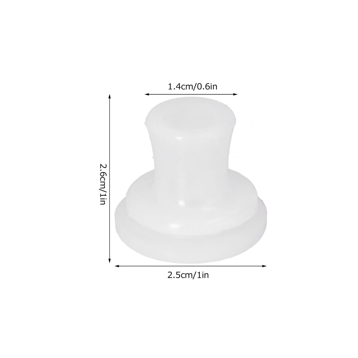 20PCS Pressure Cooker Inner Cover Accessory Universal Silicone Center Fixed Sealing Ring Plug Replacement