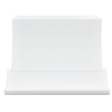 Laptop Stand ABS Notebook Computer Stand Automatic Adjustment Mobile Phone Holder Easy to Use and Stable for OfficeWhite - Low Angle