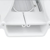 Laptop Stand ABS Notebook Computer Stand Automatic Adjustment Mobile Phone Holder Easy to Use and Stable for OfficeWhite