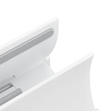 Laptop Stand ABS Notebook Computer Stand Automatic Adjustment Mobile Phone Holder Easy to Use and Stable for OfficeWhite