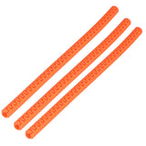 3Pcs Oven Shelf Cover Silicone Anti Scalding Oven Rack Protector for Microwave OvenOrange - Side View