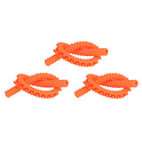 3Pcs Oven Shelf Cover Silicone Anti Scalding Oven Rack Protector for Microwave OvenOrange - Extra Image