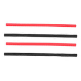 4Pcs Heat Insulation Oven Rack Cover Silicone Anti Scalding Oven Rack Protector for Home Kitchen - Rear View