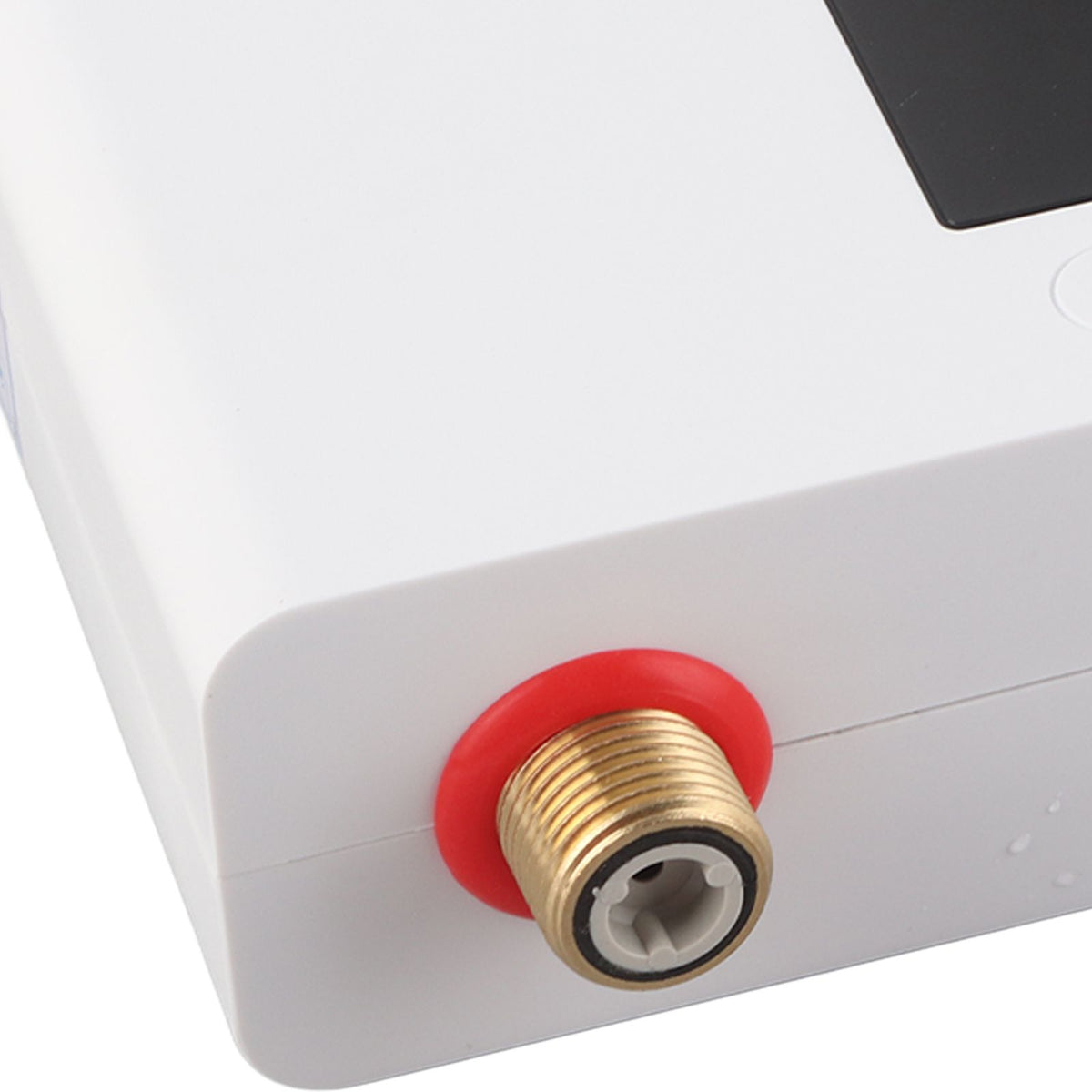 5500W Tankless Instant Electric Water Heater with Touch Panel Remote Control for Kitchen Bathroom 30‑55℃ 220VWhite
