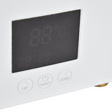 5500W Tankless Instant Electric Water Heater with Touch Panel Remote Control for Kitchen Bathroom 30‑55℃ 220VWhite
