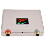 5500W Tankless Instant Electric Water Heater with Touch Panel Remote Control for Kitchen Bathroom 30‑55℃ 220VGold