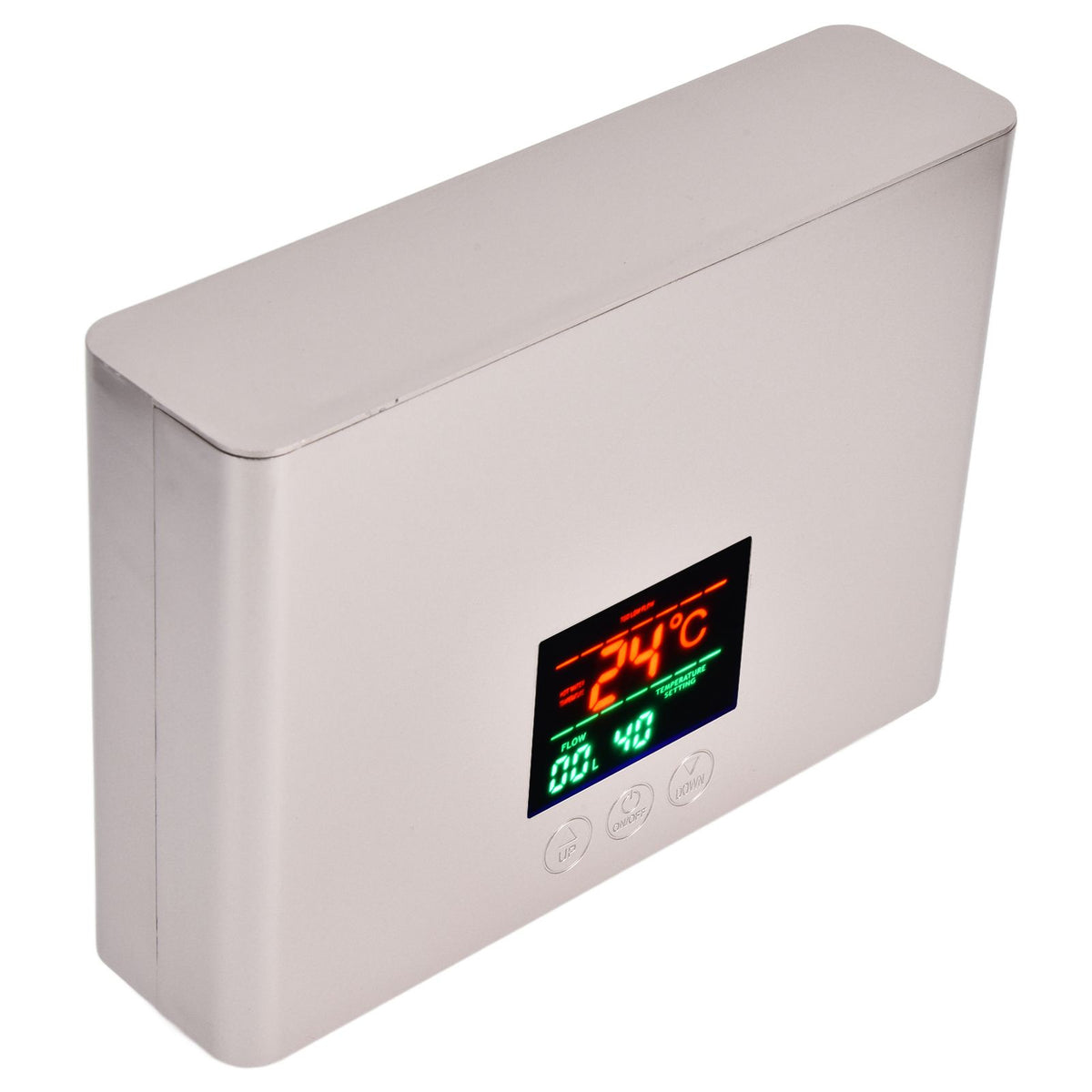5500W Tankless Instant Electric Water Heater with Touch Panel Remote Control for Kitchen Bathroom 30‑55℃ 220VGold