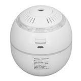 Household Ball Shaped Humidifier Colorful RGB Light Humidifier Mini Water Replenishing Air HumidifierWhite - Front View