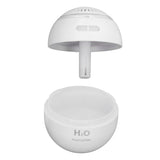 Household Ball Shaped Humidifier Colorful RGB Light Humidifier Mini Water Replenishing Air HumidifierWhite