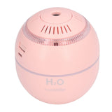 Household Ball Shaped Humidifier Colorful RGB Light Humidifier Mini Water Replenishing Air HumidifierPink