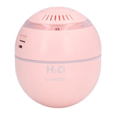 Household Ball Shaped Humidifier Colorful RGB Light Humidifier Mini Water Replenishing Air HumidifierPink