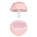 Household Ball Shaped Humidifier Colorful RGB Light Humidifier Mini Water Replenishing Air HumidifierPink - Low Angle
